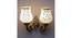 Riley Antique Metal Double Wall Mounted Lamp With Multicolor Mosaic Glass by Urban Ladder - Design 1 Side View - 737186