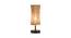 Arya Iron Table Lamp With Bamboo Shade (Beige) by Urban Ladder - Design 1 Side View - 737219