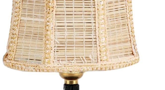 Arya Iron Table Lamp With Bamboo Shade (Beige) by Urban Ladder - Ground View Design 1 - 737234