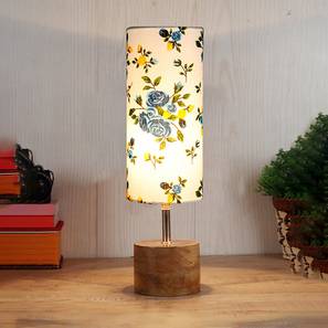 devansh Finley Multicolor Cotton & Solid Wood Table Lamp-picture-14