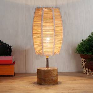 River Beige bamboo & solid wood table lamp-image-25