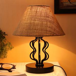Brooke Beige Jute table lamp with iron base-image-38