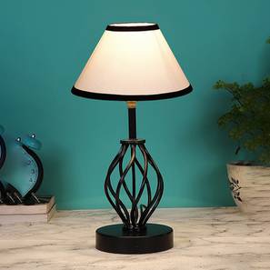 devansh Lucille Multicolor Cotton Table Lamp With Iron Base-picture-38