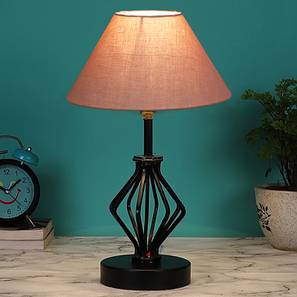 Cassidy Grey Cotton Table Lamp With Iron Base-image-28