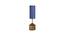 Amara Wood Table Lamp With Blue Jute Shade (Blue) by Urban Ladder - Front View Design 1 - 737449