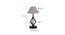 Cassidy Grey Cotton Table Lamp With Iron Base (Grey) by Urban Ladder - Design 1 Dimension - 737542