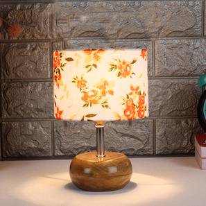 devansh Georgia Multicolor Cotton & Solid Wood Table Lamp-picture-17