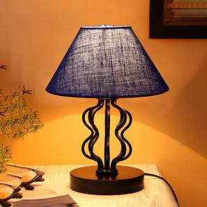 Diana Blue jute Shade Iron Table Lamp-image-40
