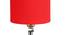 Elliana Wood Table Lamp With Red Cotton Shade (Red) by Urban Ladder - Ground View Design 1 - 737610