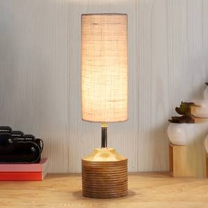 devansh Adalyn Wood Table lamp with White Jute Shade-picture-17