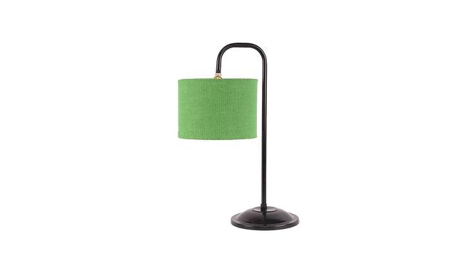Zara Green Jute Shade Iron Table Lamp (Green) by Urban Ladder - Front View Design 1 - 737629