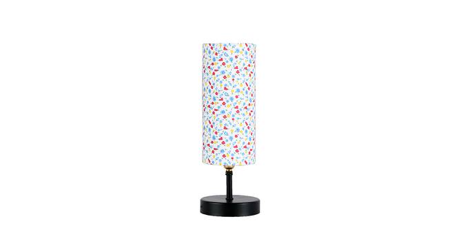 Iris Iron Table Lamp With Multicolor Cotton Shade by Urban Ladder - Front View Design 1 - 737658