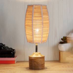devansh Ximena Wood Table lamp with Bamboo Shade-picture-19