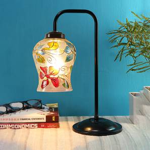 devansh Lila Multi Color Mosaic Glass Iron Table Lamp-picture-16
