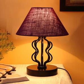 Sydney Maroon jute Shade Iron Table Lamp-image-22