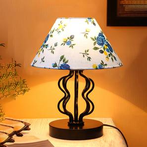 devansh Ana Multi Cotton Shade Iron Table Lamp-picture-23
