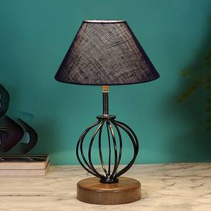Hayden Multicolor Cotton Table Lamp With Iron Base-image-47