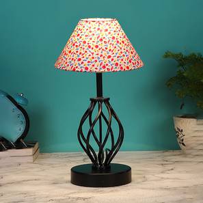 devansh Tessa Multicolor Cotton Table Lamp With Iron Base-picture-18