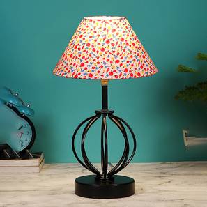 devansh Fiona Multicolor Cotton Table Lamp With Iron Base-picture-11