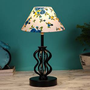 devansh Lilliana Multicolor Cotton Table Lamp With Iron Base-picture-29