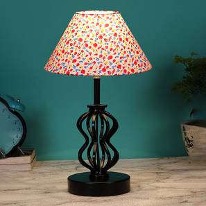 Palmer Multicolor Cotton Table Lamp With Iron Base-image-47