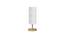 Londyn Wood Table Lamp With Multicolor Cotton Shade by Urban Ladder - Front View Design 1 - 737764