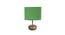 Freya Green Jute & Solid Wood Table Lamp (Green) by Urban Ladder - Front View Design 1 - 737766