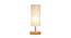 Londyn Wood Table Lamp With Multicolor Cotton Shade by Urban Ladder - Design 1 Side View - 737804