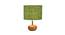 Freya Green Jute & Solid Wood Table Lamp (Green) by Urban Ladder - Design 1 Side View - 737806
