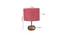 Maeve Pink Jute & Solid Wood Table Lamp (Pink) by Urban Ladder - Design 1 Dimension - 737862