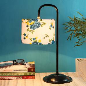 devansh Presley Multi Cotton Shade Iron Table Lamp-picture-22