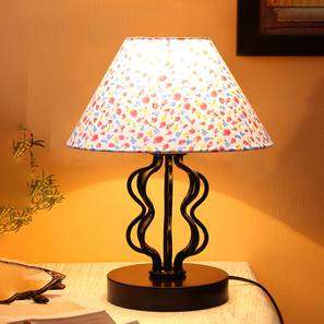 devansh Alayna Multi Cotton Shade Iron Table Lamp-picture-25