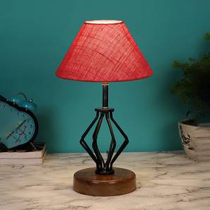 Elianna Pink Jute Table Lamp With Wood And Iron Base-image-18