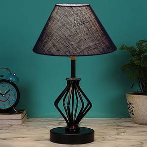 devansh Kate Blue Jute Table Lamp With Iron Base-picture-18