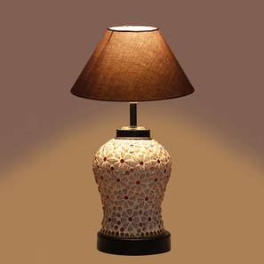 devansh Bianca Grey Cotton Glass Table Lamp With Iron Base-picture-14