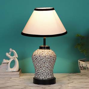 Table Lamps In Chennai Design Helen Multicolor Cotton Glass Table Lamp With Iron Base