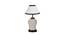 Helen Multicolor Cotton Glass Table Lamp With Iron Base by Urban Ladder - Front View Design 1 - 737953
