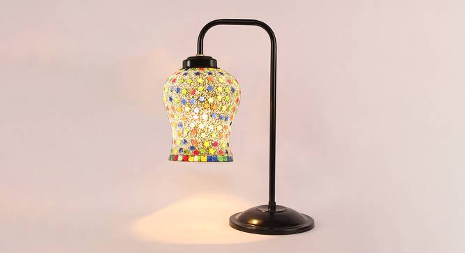 Alexa Multi Color Mosaic Glass Iron Table Lamp by Urban Ladder - Design 1 Side View - 737968