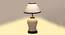Helen Multicolor Cotton Glass Table Lamp With Iron Base by Urban Ladder - Design 1 Side View - 737986