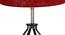 Aniya Maroon Jute Table Lamp With Wood And Iron Base (Maroon) by Urban Ladder - Ground View Design 1 - 738011