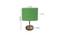 Freya Green Jute & Solid Wood Table Lamp (Green) by Urban Ladder - Design 1 Dimension - 738029