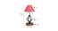 Elianna Pink Jute Table Lamp With Wood And Iron Base (Pink) by Urban Ladder - Design 1 Dimension - 738042