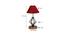 Aniya Maroon Jute Table Lamp With Wood And Iron Base (Maroon) by Urban Ladder - Design 1 Dimension - 738043