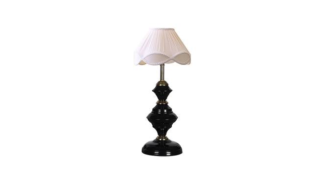 Skye Vintage Off-White Shade Table Lamp With Iron Base (White) by Urban Ladder - Front View Design 1 - 738085