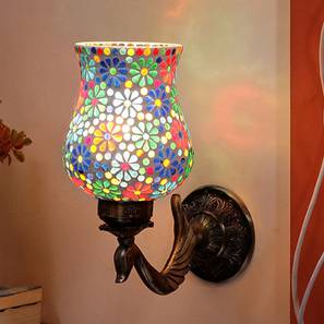 devansh Barbie Antique Metal Peacock Wall Lamp With Multicolor Mosaic Glass-picture-18