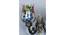 Hamlet Antique Metal Double Wall Mounted Lamp With Multicolor Mosaic Glass by Urban Ladder - Front View Design 1 - 738193