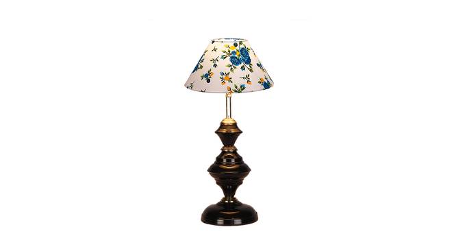 Keira Multicolor Cotton Table Lamp With Iron Base by Urban Ladder - Design 1 Side View - 738211