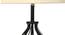 Ariah Off-White Cotton Table Lamp With Iron Base (White) by Urban Ladder - Ground View Design 1 - 738223