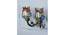 Hamlet Antique Metal Double Wall Mounted Lamp With Multicolor Mosaic Glass by Urban Ladder - Design 1 Dimension - 738264