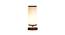 Sienna White And Black Cotton Table Lamp With Brown Wood Base by Urban Ladder - Design 1 Side View - 738291